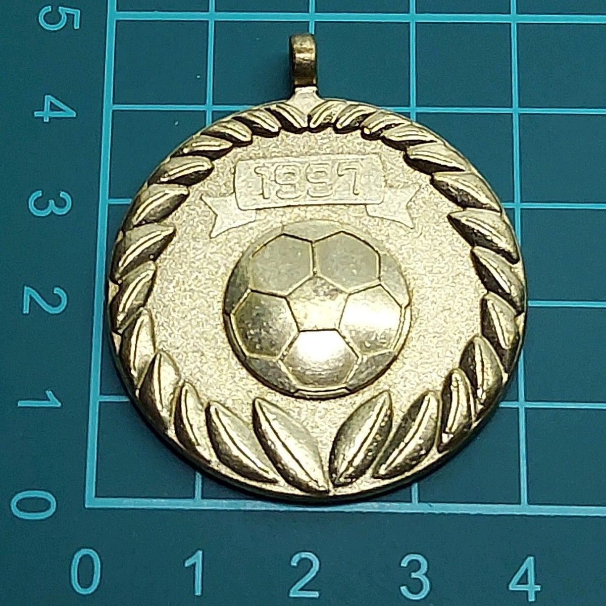 1997年 第21回 全日本少年サッカー大会 記念メダル YKK サッカーボール