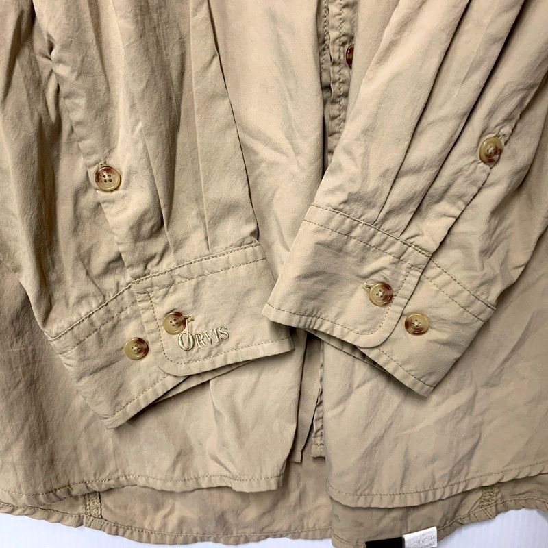 中古品】 ORVIS オービス 90S NYLON SAFARI SHIRT オービス 90年代