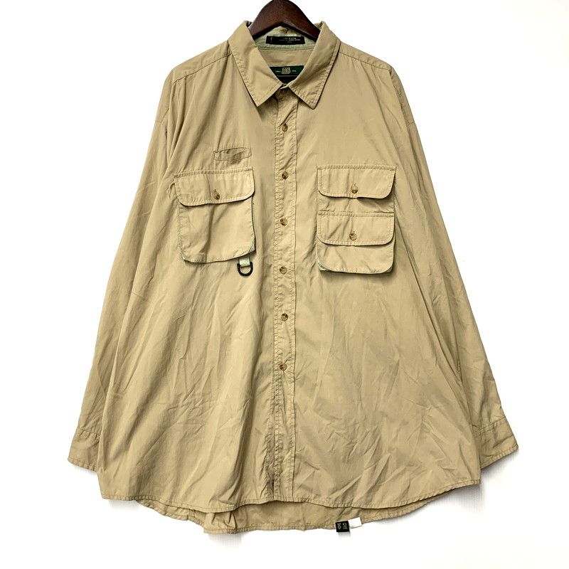 中古品】 ORVIS オービス 90S NYLON SAFARI SHIRT オービス 90年代