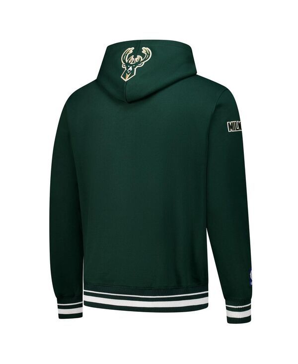 プロスタンダード メンズ アウター パーカー・スウェット Pro Standard Mens Hunter Green Milwaukee Bucks Area Code Pullover Hoodie Hunter Green グリーン