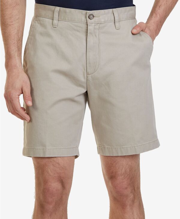 ナウティカ メンズ ボトムス ハーフパンツ・ショーツ Nautica ClassicFit 85 Stretchino FlatFront Deck Shortrue Khaki カーキ