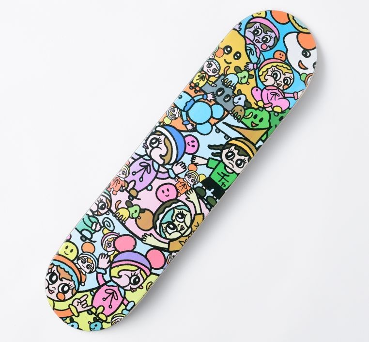 izumonster デザイン チャーミーちゃん スケートボード 青 新品未開封