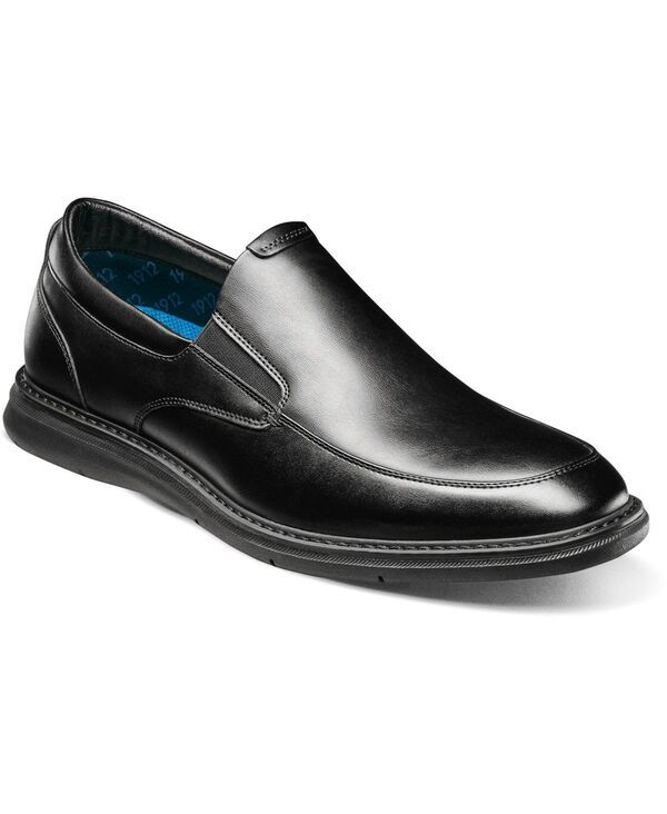 ノンブッシュ メンズ シューズ スリッポン・ローファー Nunn Bush Mens Chase Work Moc Toe Slip On Loafers Black ブラック