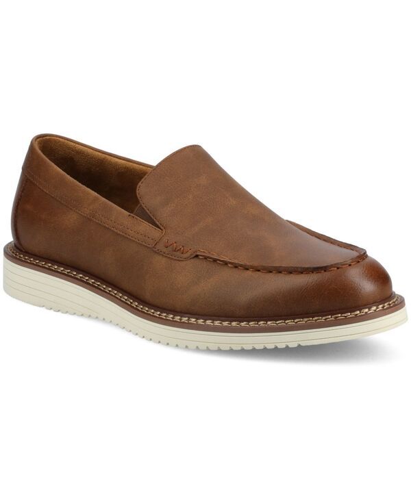 バンス メンズ シューズ スリッポン・ローファー Vance Co Mens ONeal Comfort Loafer Dresshoe Walnut