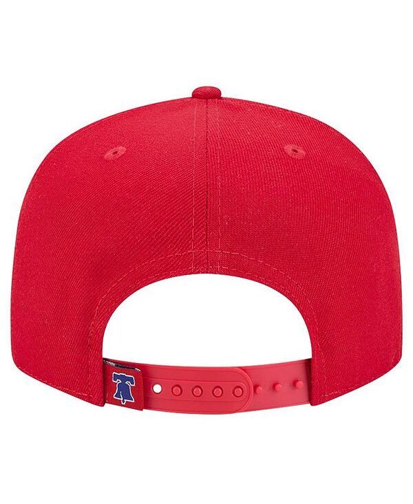 ニューエラ メンズ アクセサリー 帽子 ロゴ New Era Mens Red Philadelphia Phillies Logo Strike 9FIFTY Snapback Hat Red レッド
