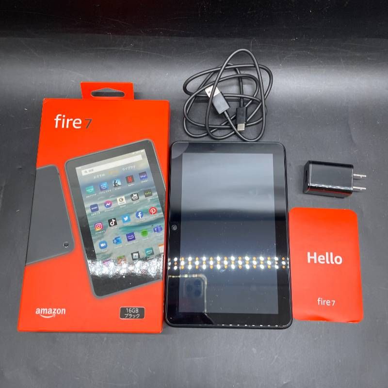 Amazon Fire 7タブレット（第12世代、2022年発売）7インチディスプレイ