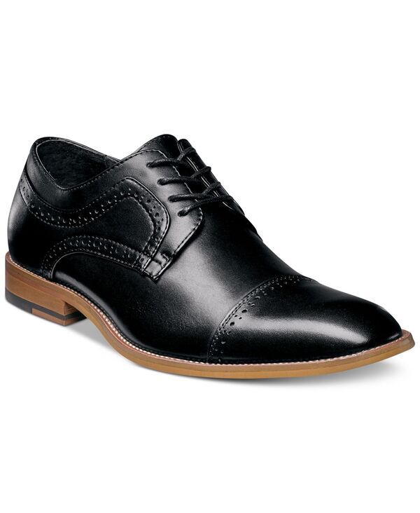 ステイシーアダムス メンズ シューズ オックスフォード キャップ Stacy Adams Mens Dickinson Cap Toe Oxfords Black ブラック
