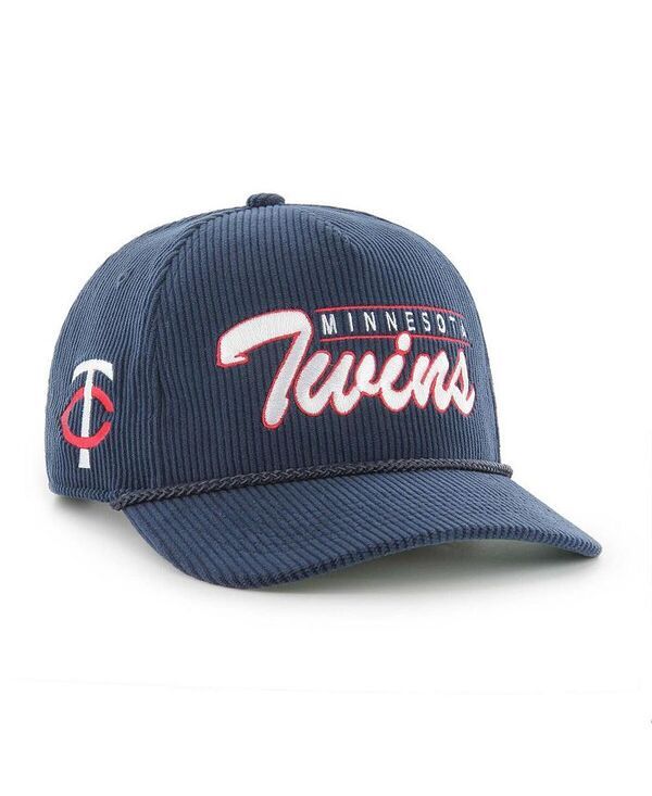 47 ブランド メンズ アクセサリー 帽子 コーデュロイ 47 Brand Mens Navy Minnesota Twins Corduroy Hitch Adjustable Hat Navy ネイビー