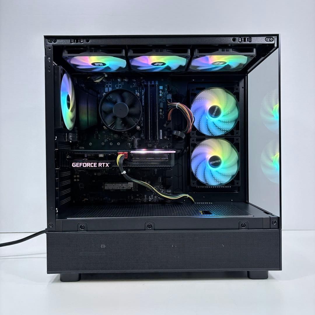 動作保証】自作ゲーミングPC i7 9700K RTX3060Ti 新品ケース モンハン