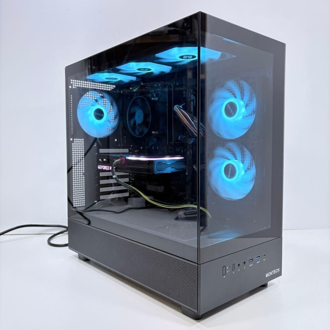 動作保証】自作ゲーミングPC i7 9700K RTX3060Ti 新品ケース モンハン