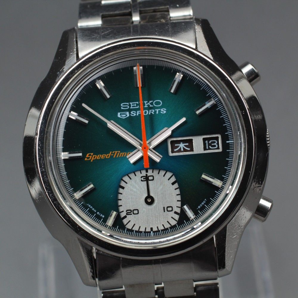 稼働品 SEIKO 5 スポーツ 6139-8050 自動巻き メンズ 整備済み 1974年製 16285