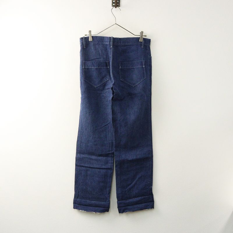 リゼッタ Lisette リネン インディゴ デニムパンツ 36｜ブルー