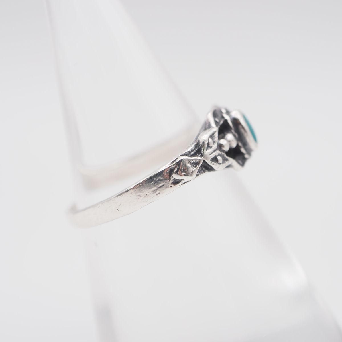 Q368 ターコイズ風 925刻印 リング デザイン シルバー 指輪