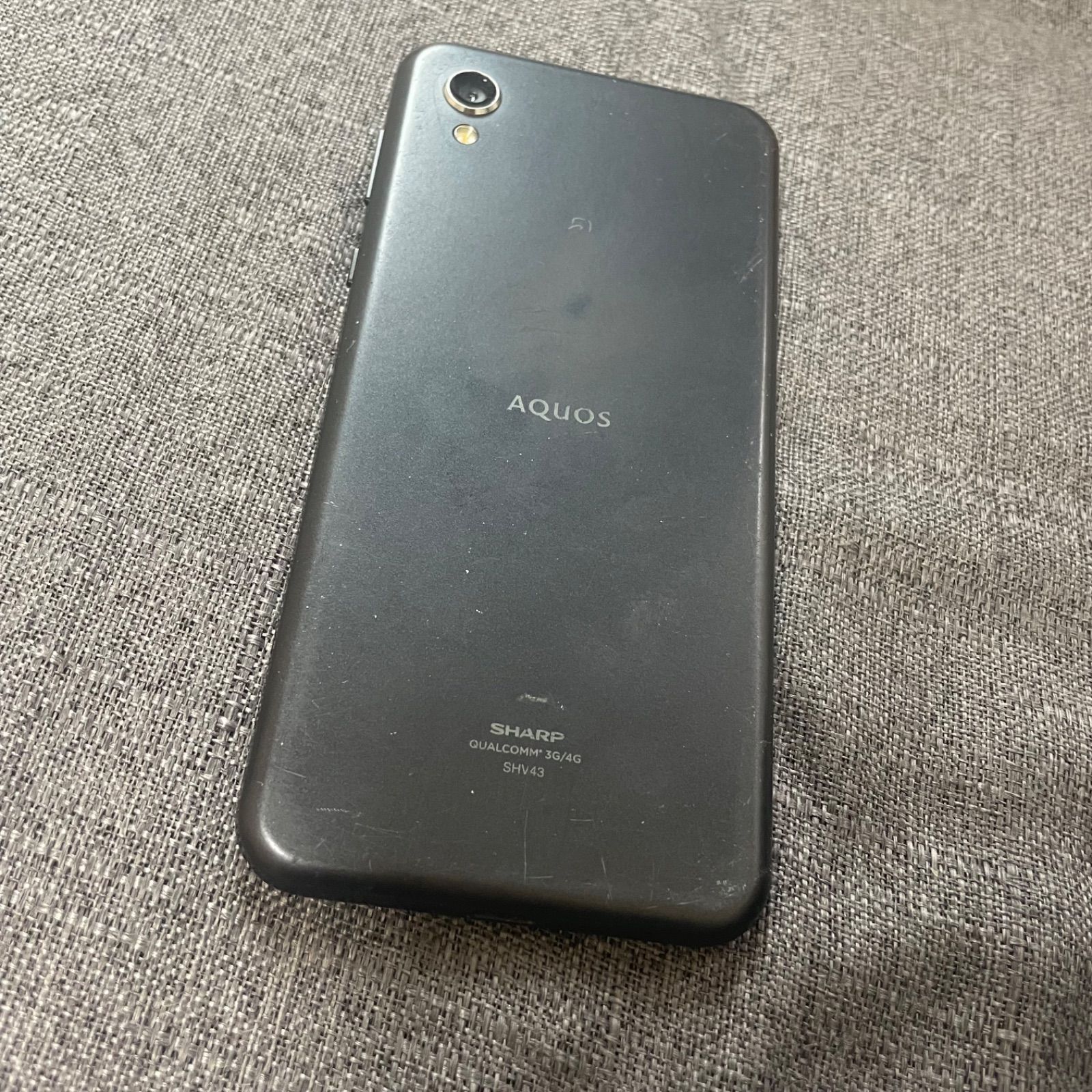 AQUOS sense2 SHV43 ニュアンスブラック au版 SIMロック解除済 - メルカリ