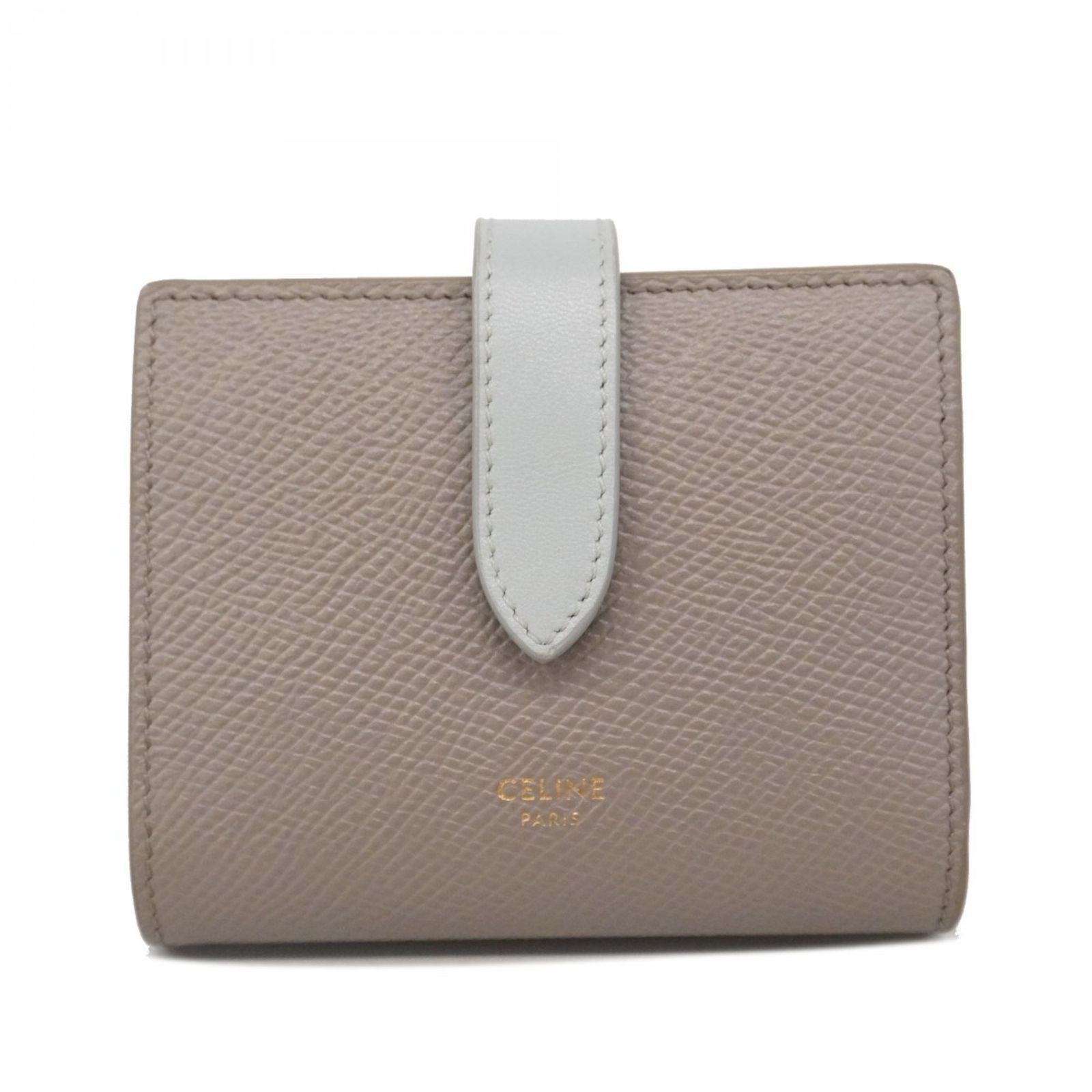 セリーヌ(Celine) セリーヌ 三つ折り財布 レザー グレー セリーヌ(Celine) セリーヌ 三つ折り財布 レザー グレー