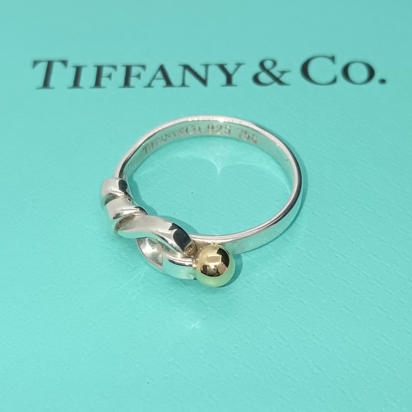 ティファニーフック&アイ リングTiffany 12号