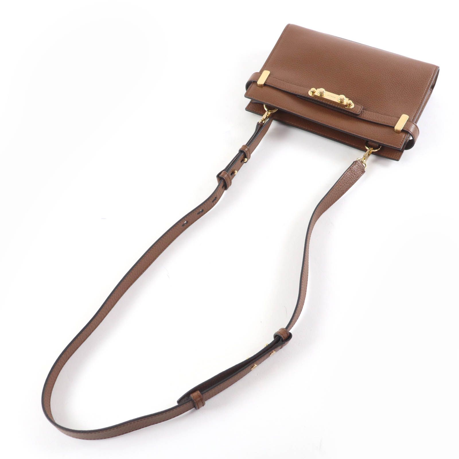 極美品☆BALLY バリー Carriage Shoulder Bag 2WAY レザー 