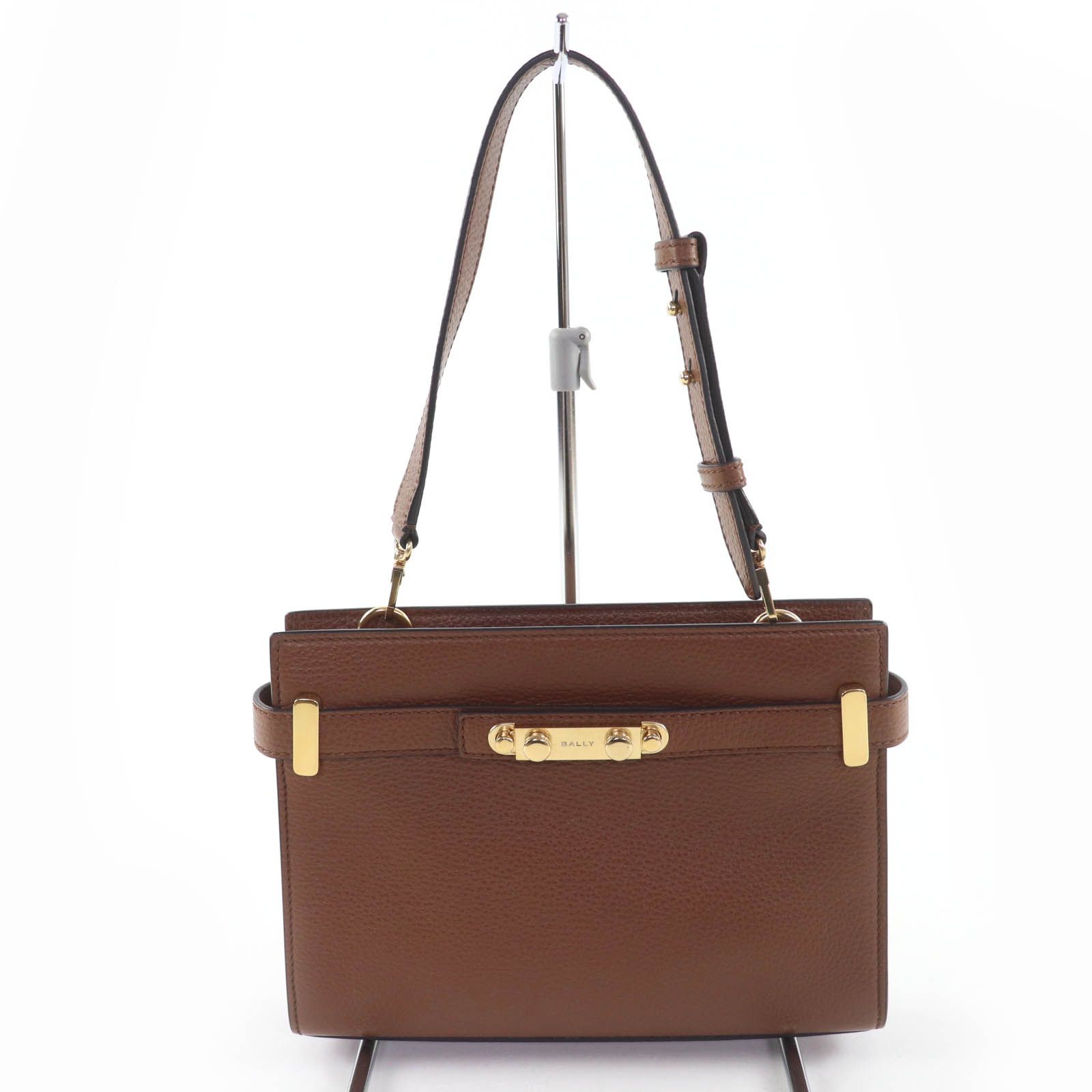 極美品☆BALLY バリー Carriage Shoulder Bag 2WAY レザー 