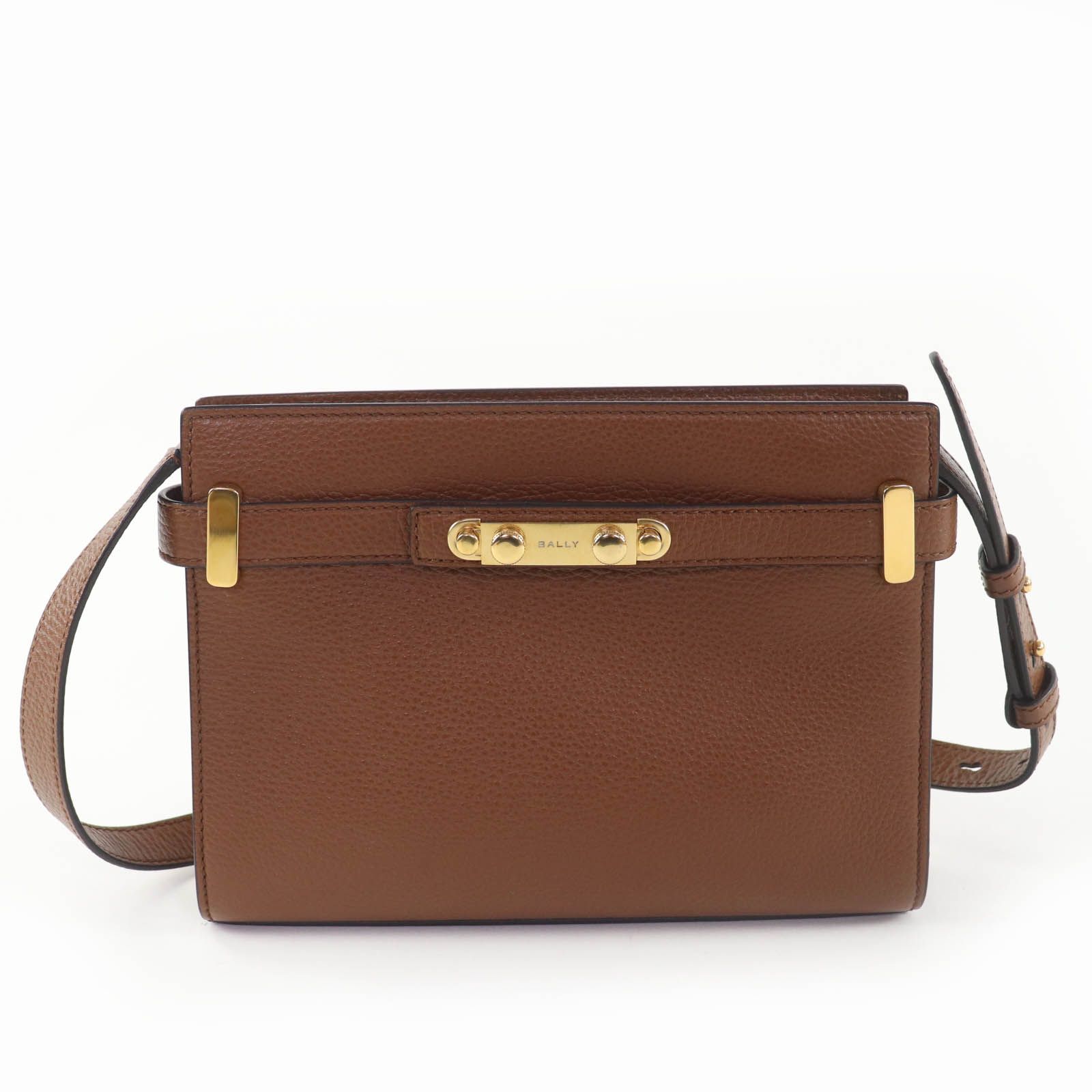極美品☆BALLY バリー Carriage Shoulder Bag 2WAY レザー 