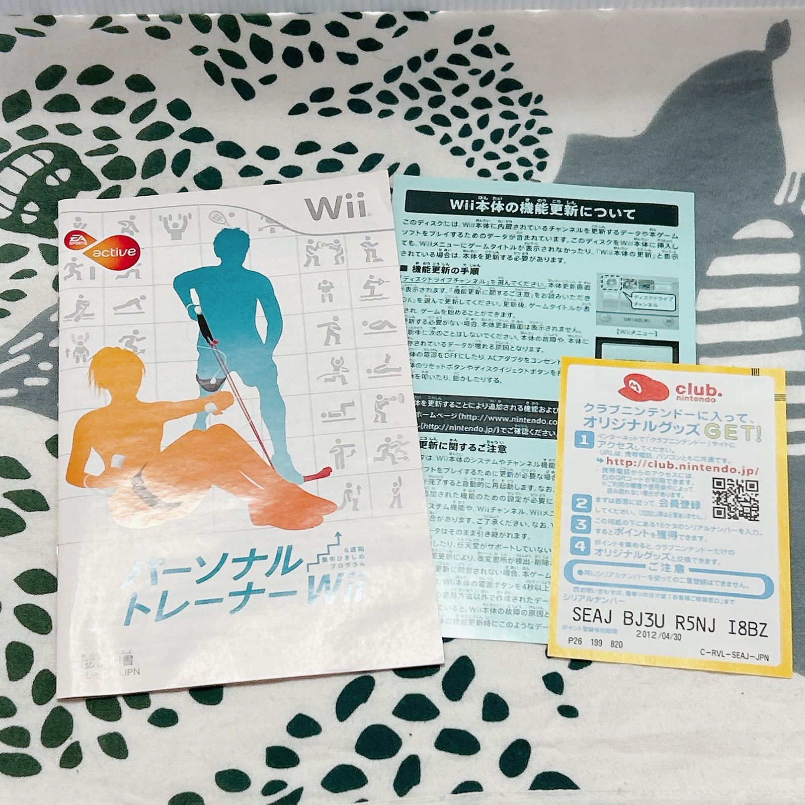 パーソナルトレーナーWii 6週間集中ひきしめプログラム 同梱版 ソフト