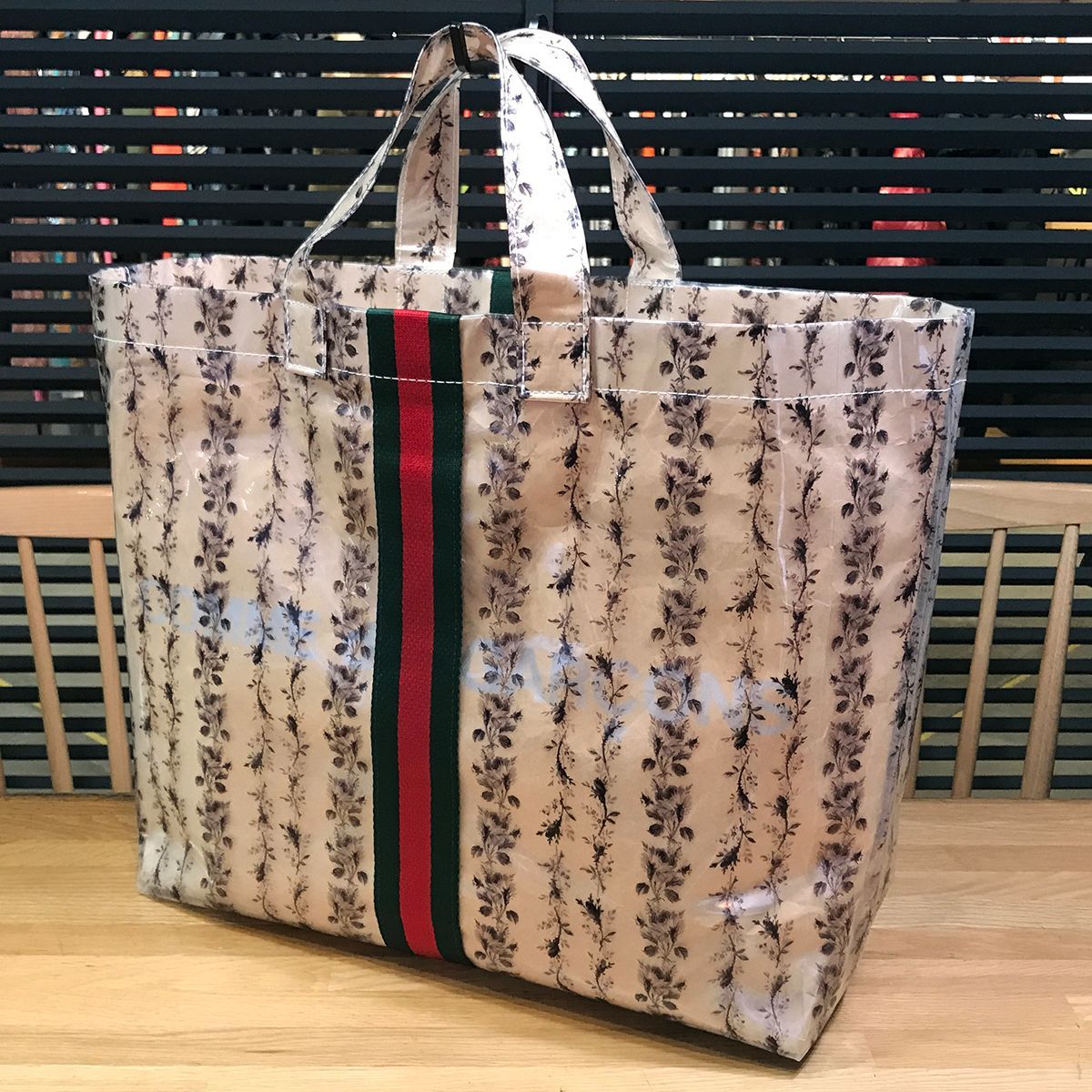 超美品 グッチ コムデギャルソン コラボ 入手困難 トートバッグ 