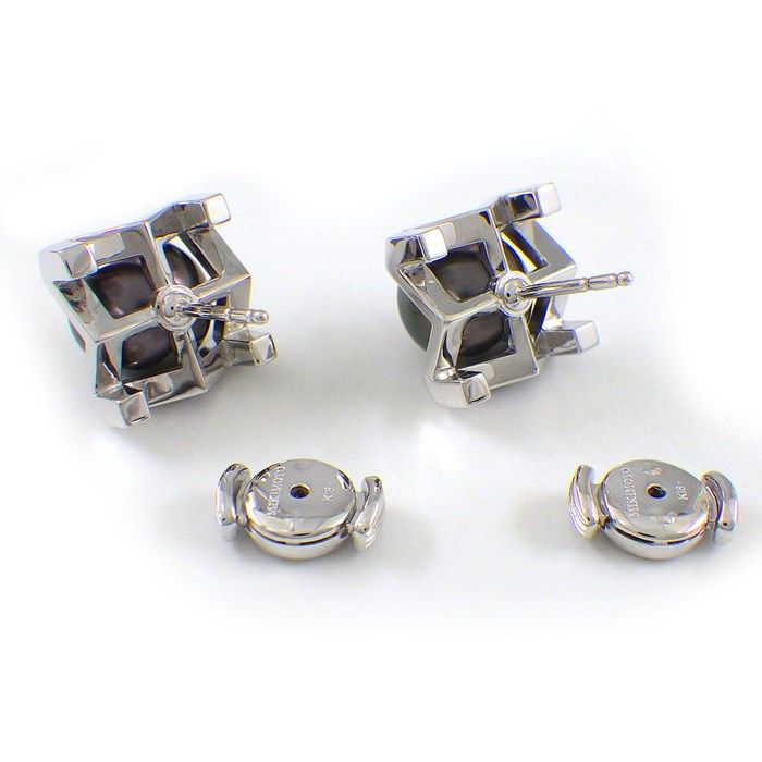 ミキモト MIKIMOTO ピアス パッショノワール Mコレクション PE-1761YU
