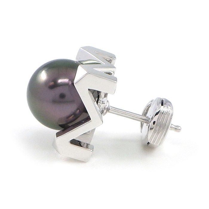 ミキモト MIKIMOTO ピアス パッショノワール Mコレクション PE-1761YU