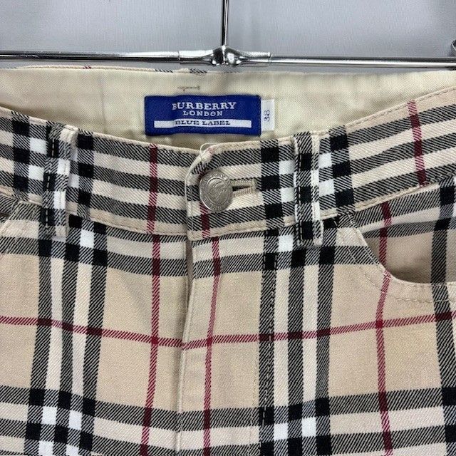 Burberry BLUE LABEL VINTAGE ノバチェック スリムボトム サイズ38