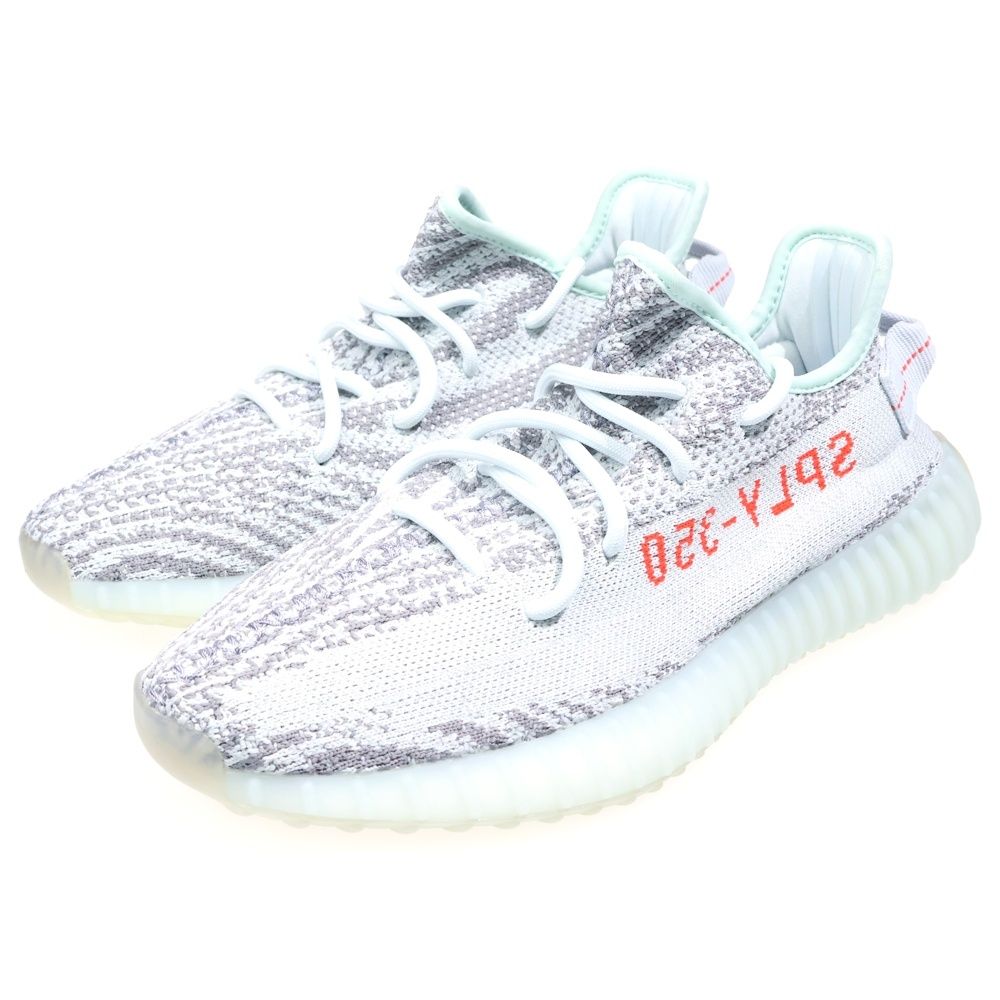 adidas (アディダス) YEEZY BOOST 350 V2 BLUE TINT B37571 イージーブースト ブルーティント ローカットスニーカー ホワイト US7.5/25.5cm