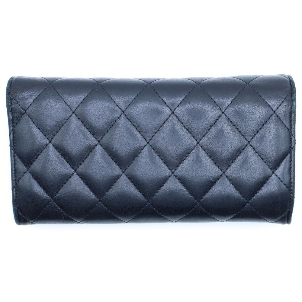 CHANEL (シャネル) マトラッセ ココマーク 二つ折り長財布 CHANEL (シャネル) マトラッセ ココマーク 二つ折り長財布