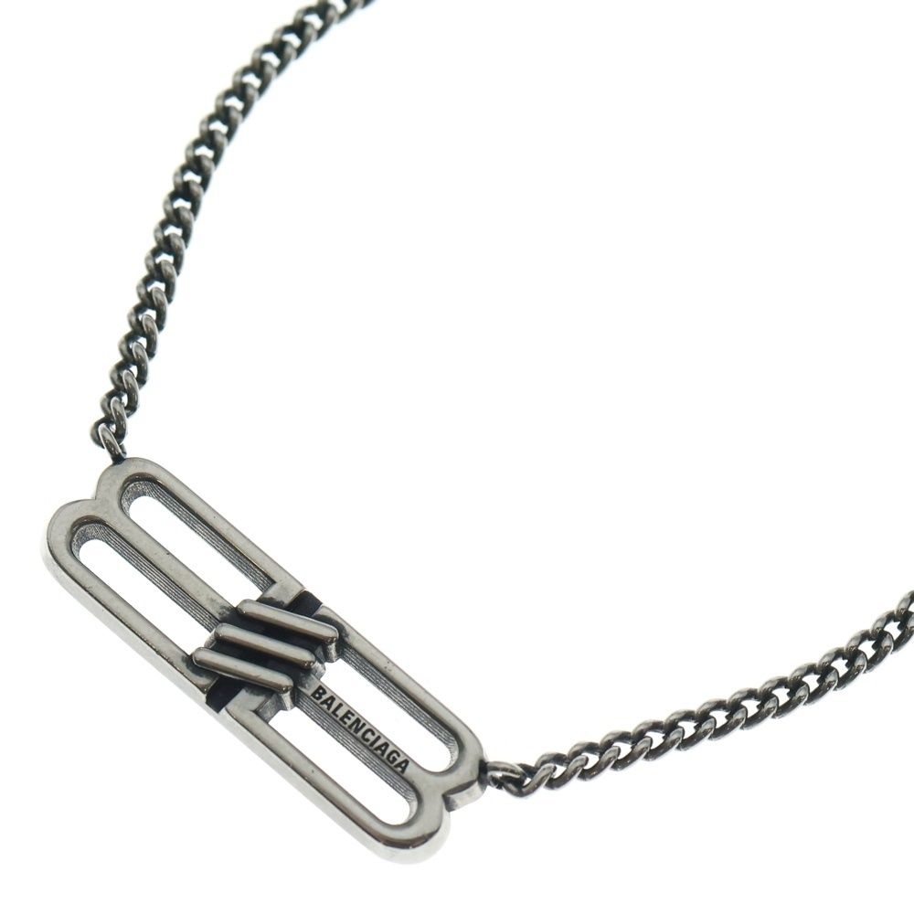 BALENCIAGA (バレンシアガ) BB ICON BBロゴ ネックレス アンティーク