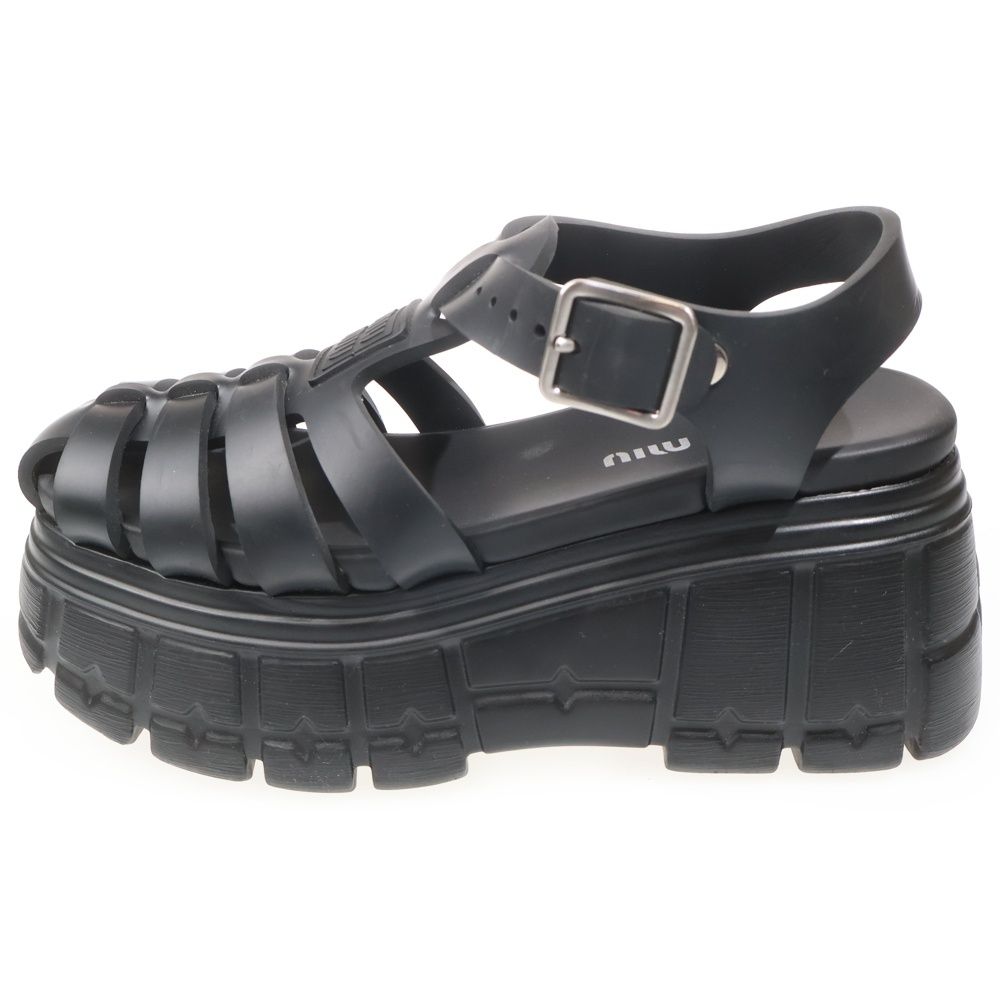 miumiu (ミュウミュウ) EVA プラットフォーム 厚底サンダル レディース