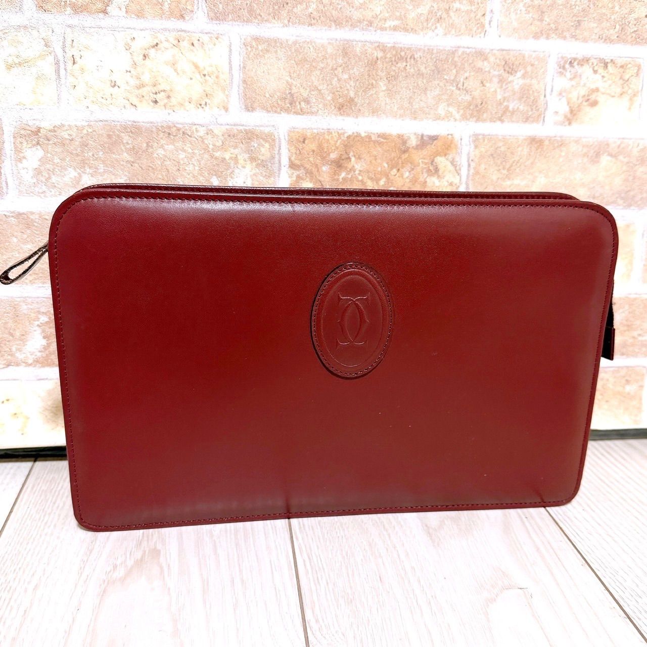 美品)Cartier(カルティエ)セカンドバッグ クラッチバッグ - メルカリ