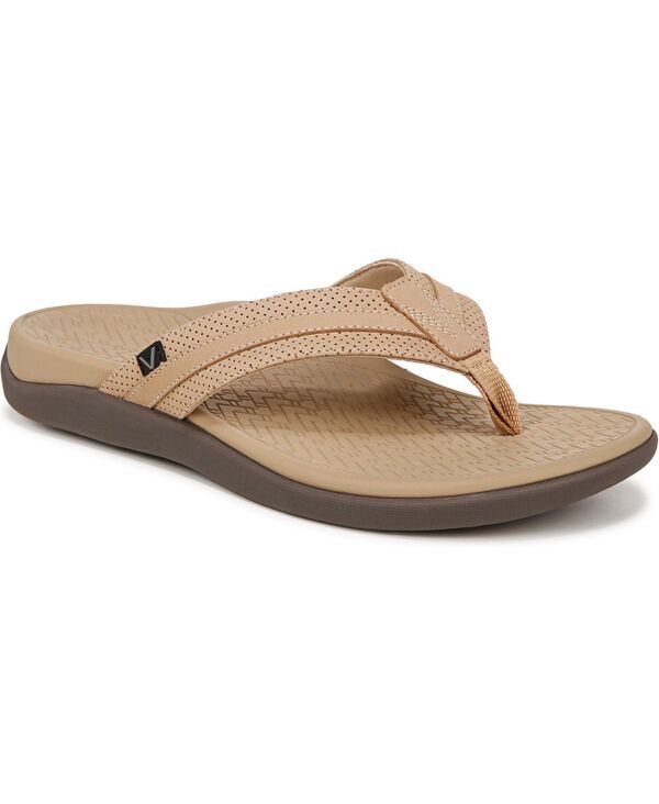 バイオニック メンズ シューズ サンダル Vionic Mens Tide II Thong Sandalsand beige サンド