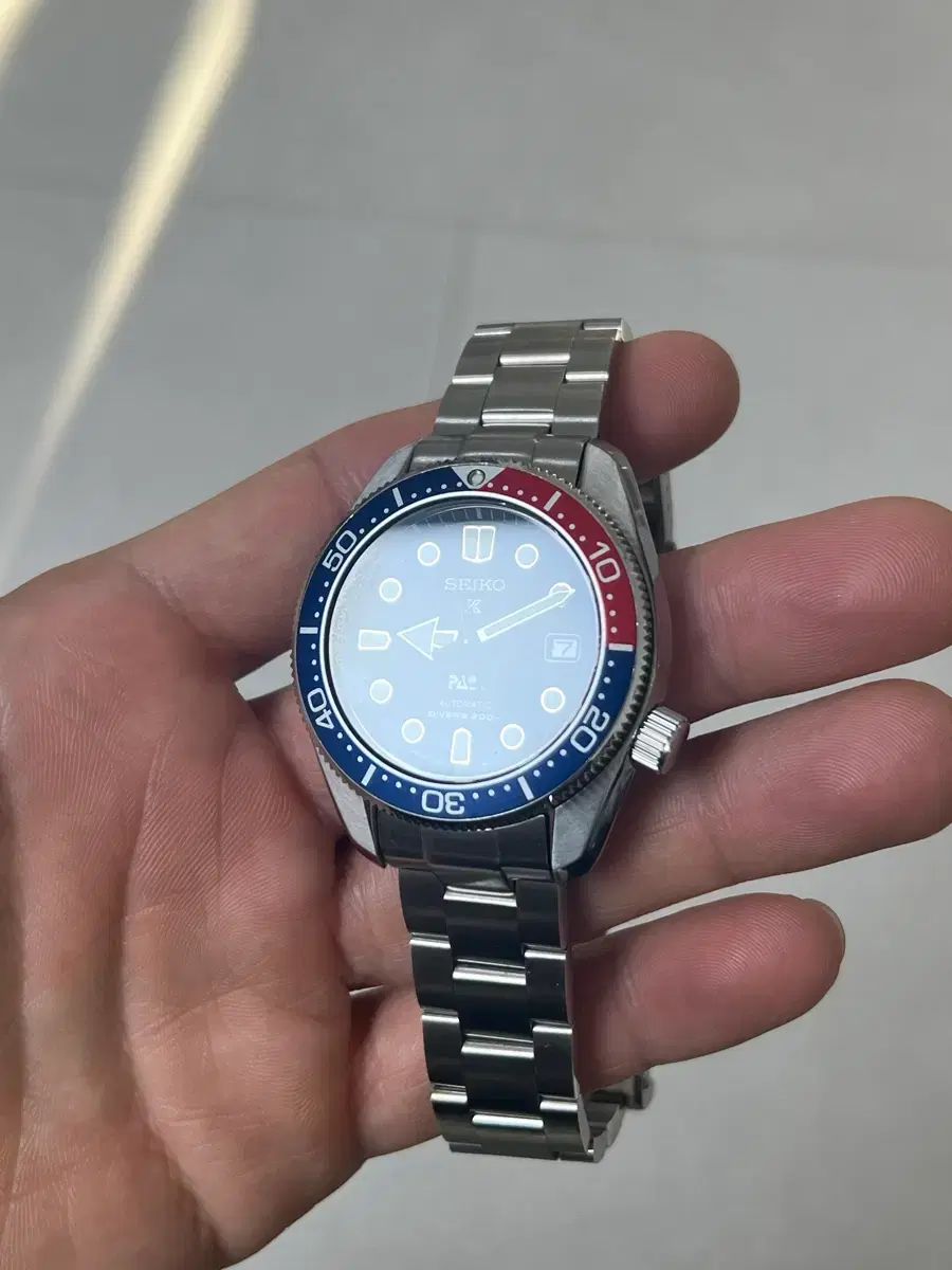  セイコー ベイビーMAMA ペプシ モデル 6Rムーブ 速乾素材 自動巻き時計 腕時計(アナログ)