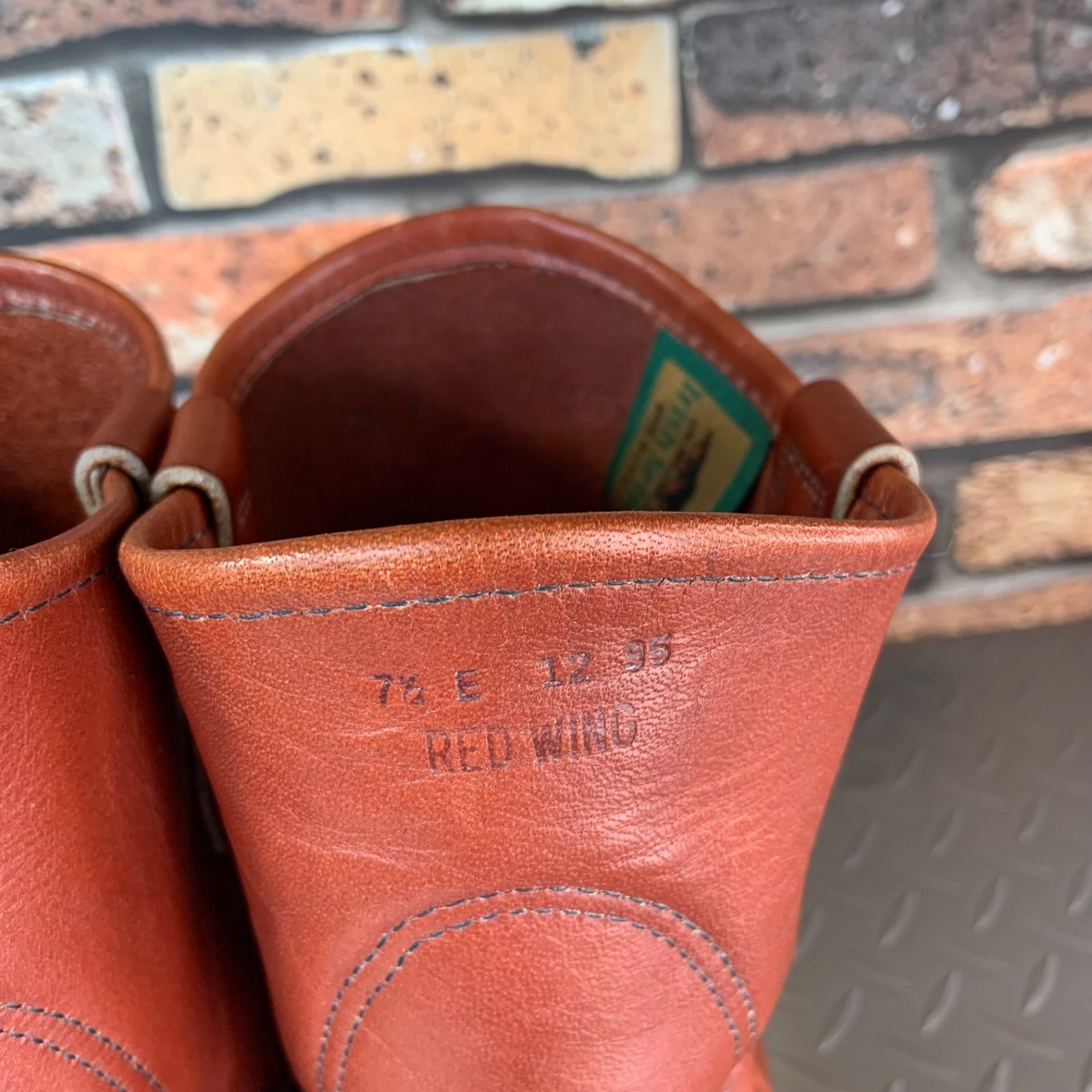 ☆REDWING 866 ペコスブーツ 緑犬タグ VINTAGE 1995年製 US7.5E JP25.5
