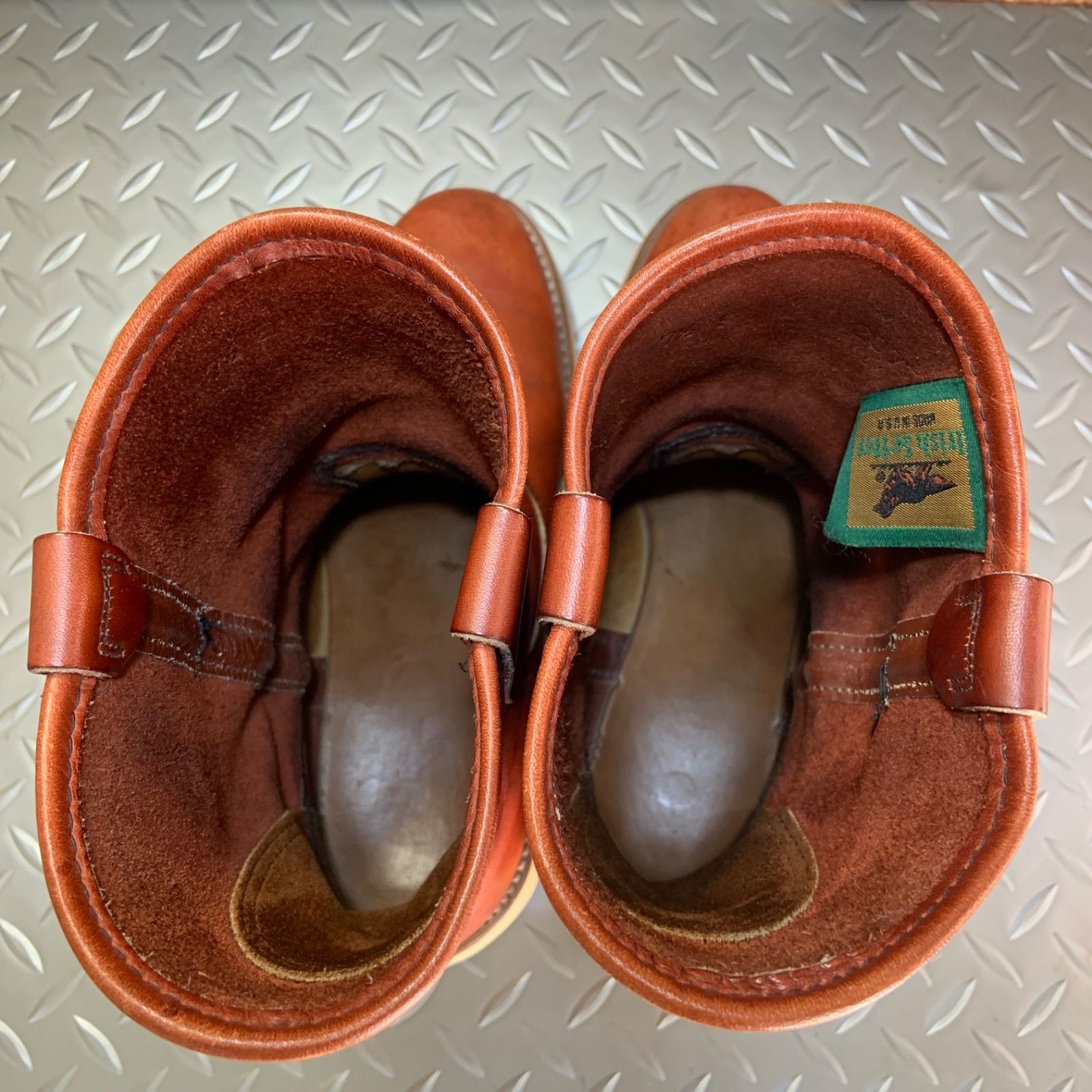 ☆REDWING 866 ペコスブーツ 緑犬タグ VINTAGE 1995年製 US7.5E JP25.5