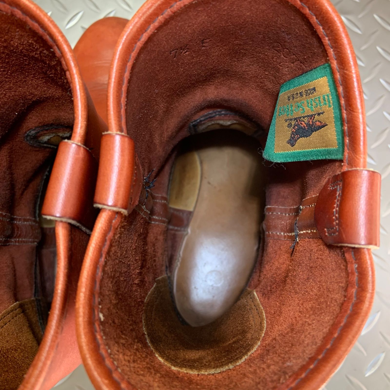 ☆REDWING 866 ペコスブーツ 緑犬タグ VINTAGE 1995年製 US7.5E JP25.5 ☆REDWING 866 ペコスブーツ 緑犬タグ VINTAGE 1995年製 US7.5E JP25.5