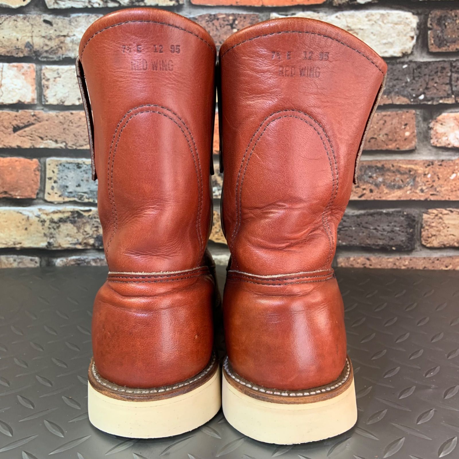 ☆REDWING 866 ペコスブーツ 緑犬タグ VINTAGE 1995年製 US7.5E JP25.5