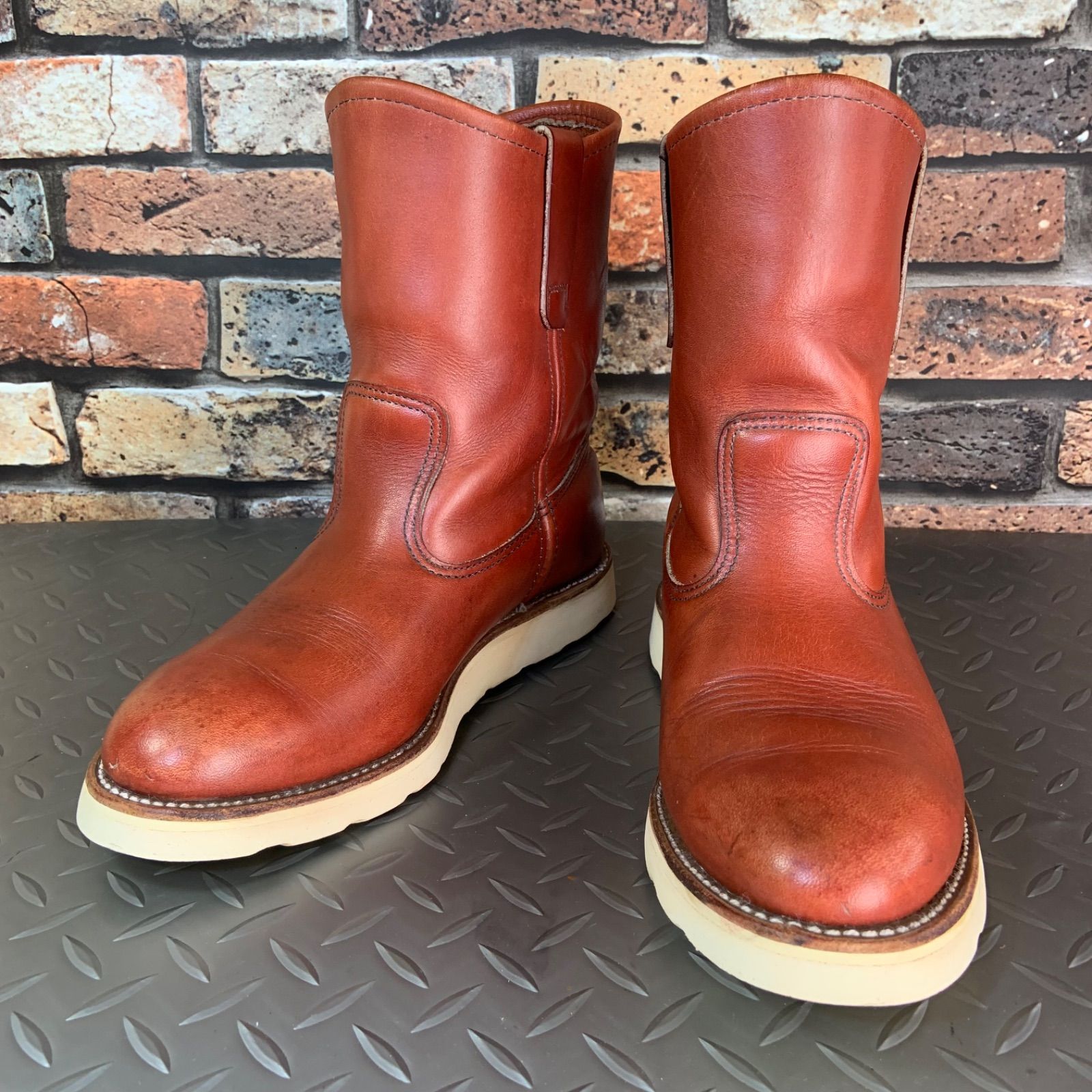 ☆REDWING 866 ペコスブーツ 緑犬タグ VINTAGE 1995年製 US7.5E JP25.5 ☆REDWING 866 ペコスブーツ 緑犬タグ VINTAGE 1995年製 US7.5E JP25.5