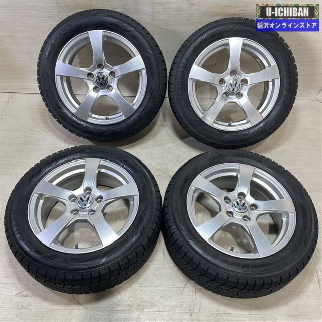 ゴルフ 等 ユーロデザイン 6.5-16+45 5H112 ヨコハマ IG60 205/55R16 