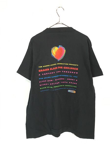 古着 90s USA製 Peter Max 「Grand Slam Heart」 サイケデリック
