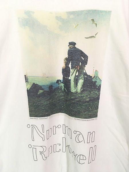 古着 90s USA製 Norman Rockwell 「Outward Bound」 フォト ピクチャー