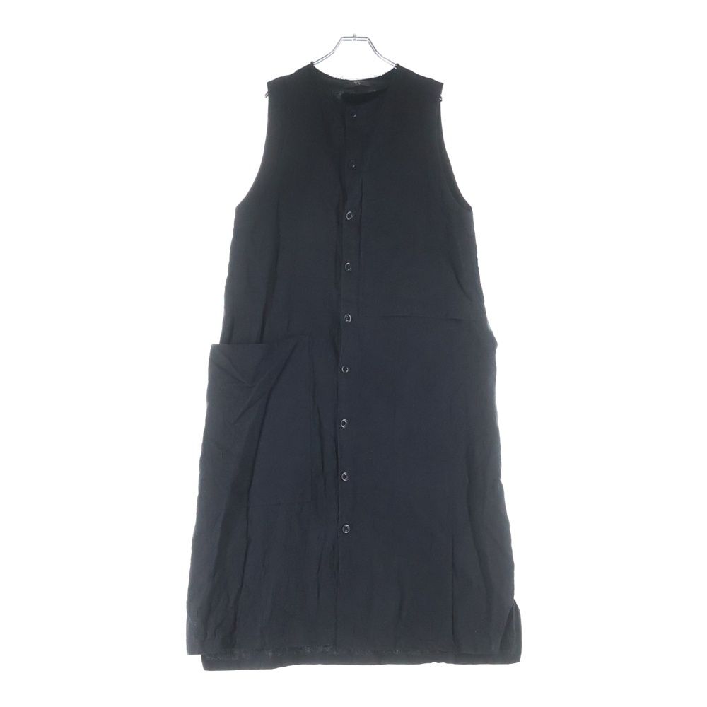 Y's (ワイズ) 22AW リネン ノースリーブ ロングベスト ワンピース