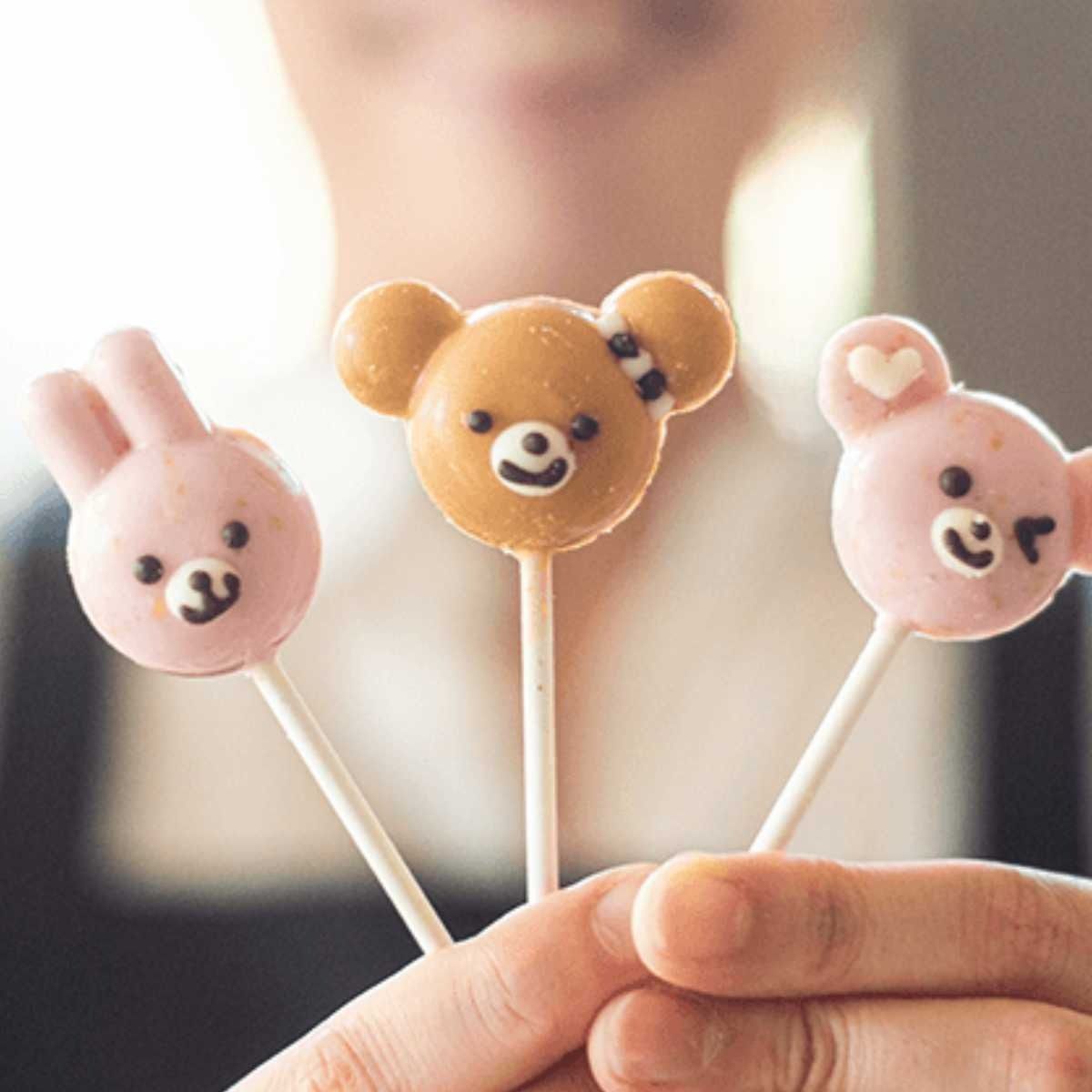 訳あり】うさくま ロリポップ チョコキット 10個分 ラッピング付