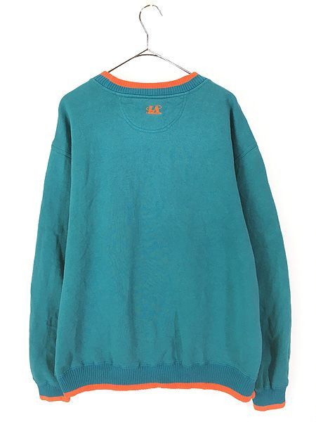 古着 90s NFL Miami Dolphins ドルフィンズ 刺しゅう スウェット