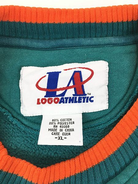 古着 90s NFL Miami Dolphins ドルフィンズ 刺しゅう スウェット