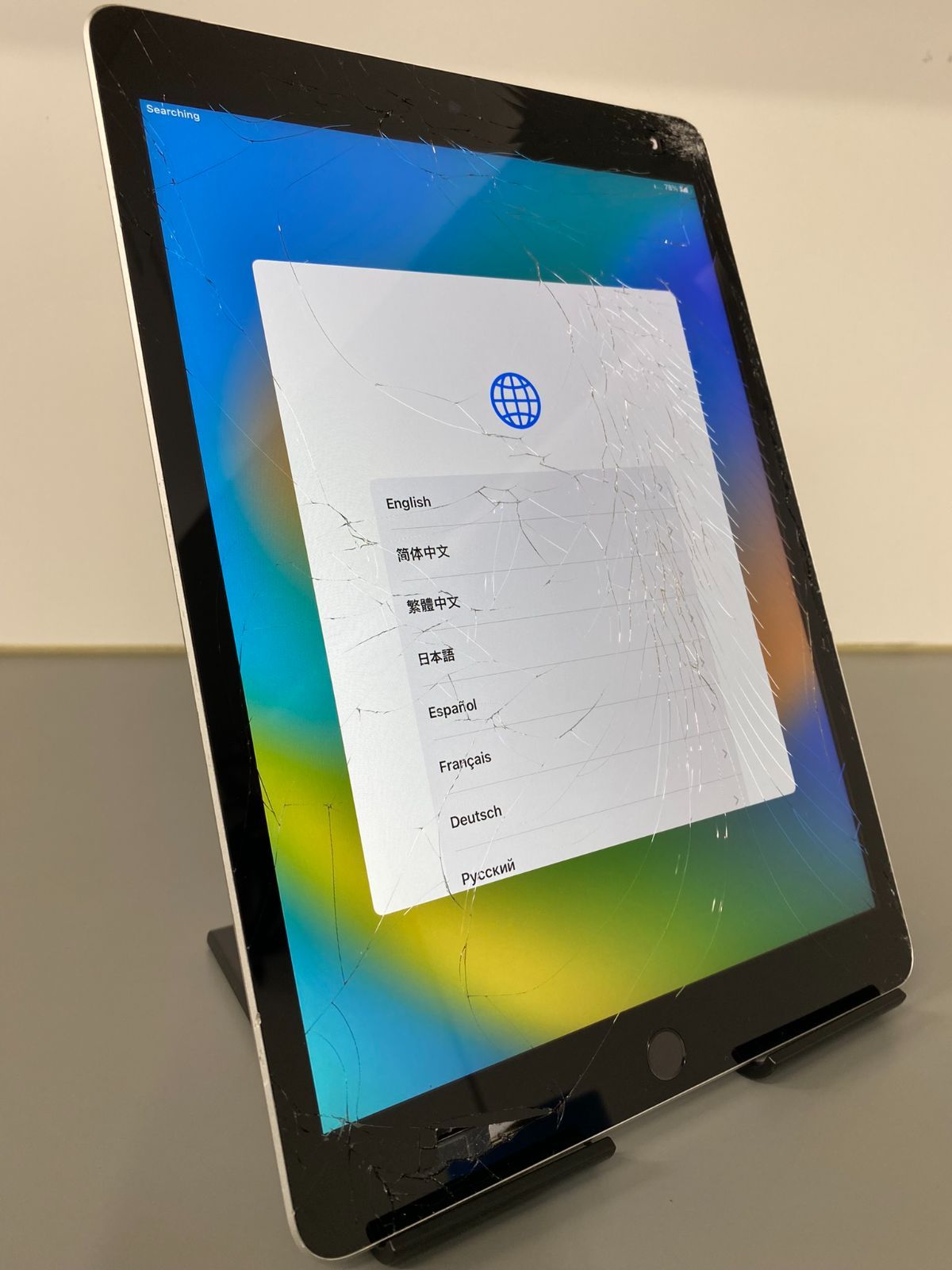 [91]【状態：画面割れ】iPad 第9世代 Wi-Fi+セルラーモデル 256GB シルバー | あいぱっど アイパッド タブレット iPad iPad本体 ipad A2604