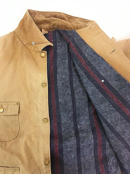 古着 80s USA製 Carhartt 「100周年記念」 ブラウン ダック ミシガン