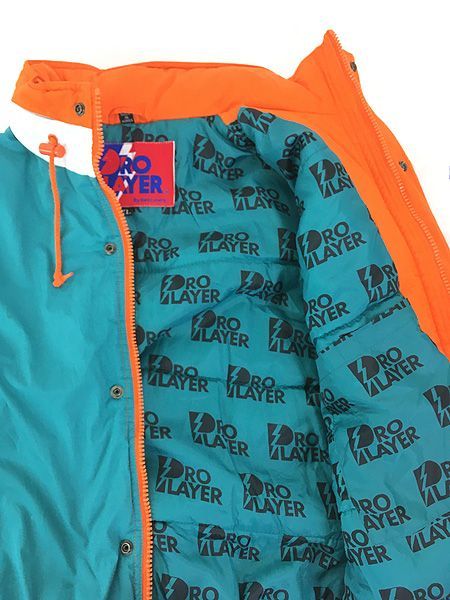 古着 NFL Miami Dolphins ドルフィンズ 2way ハーフジップ パデット